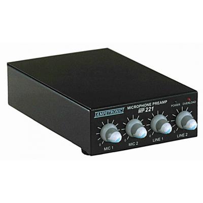 Microphone Preamp Providing 46dB Gain Switchable Phantom Power 2 x Balanced Microphone Inputs